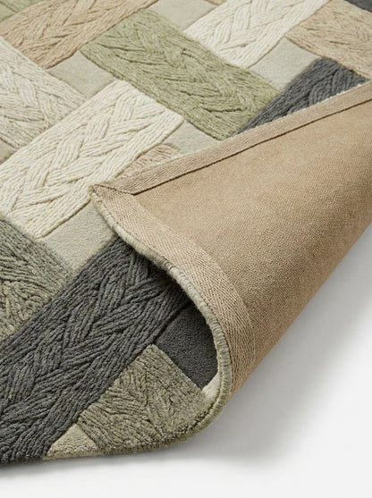 Junewood Beige Marble Rug