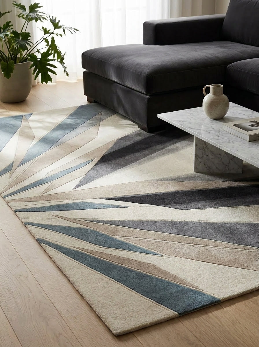 Mapleton Ivory Marble Rug