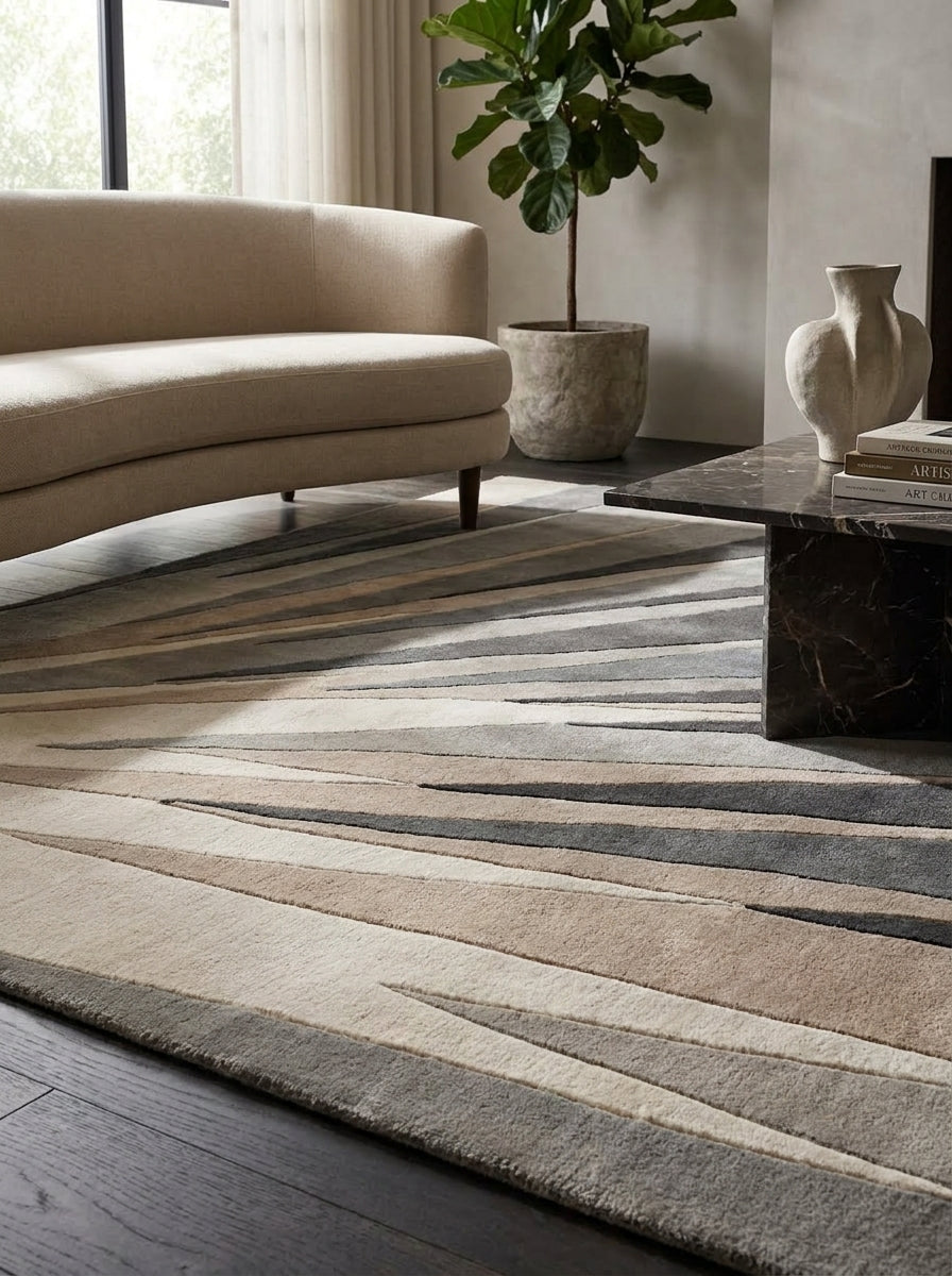 Northgrove Beige Quartz Rug
