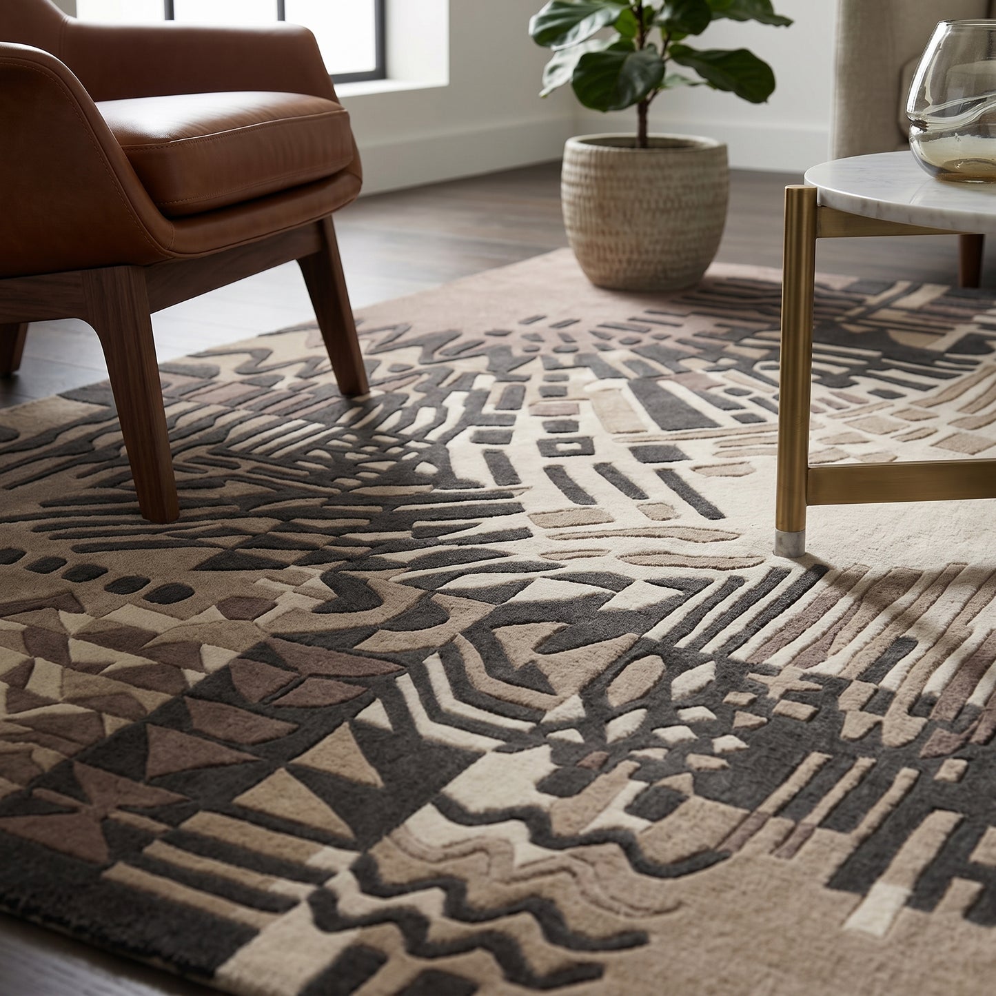 Fioren Beige Clay Rug