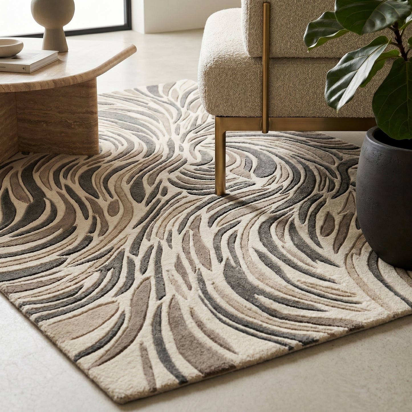 Estara Sky Silk Rug
