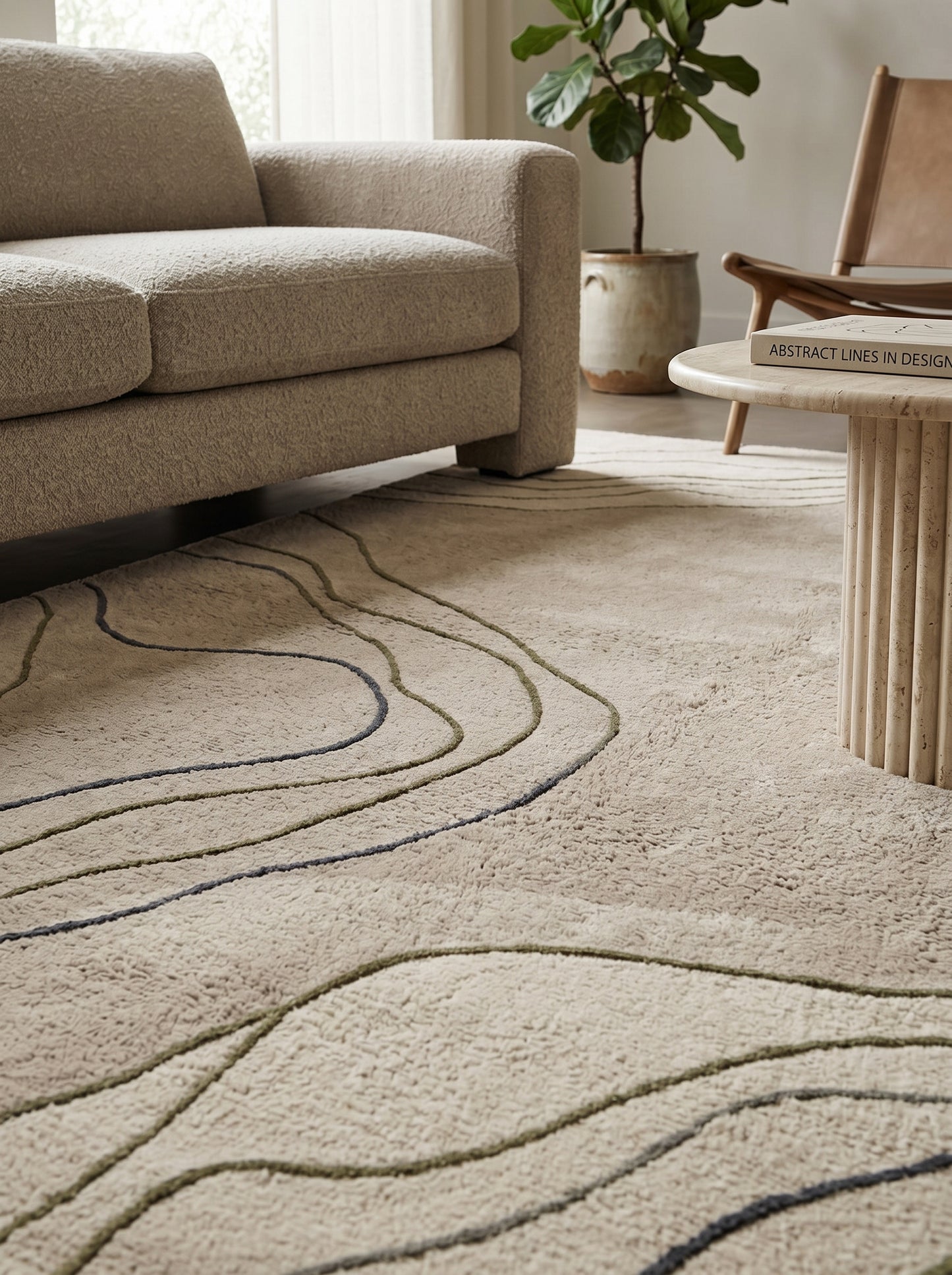 Penhurst Beige Stone Rug