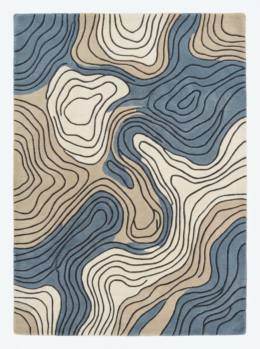 Queensmere Ivory Marble Rug