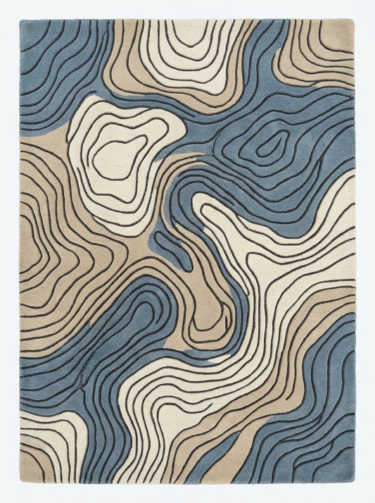 Queensmere Ivory Marble Rug