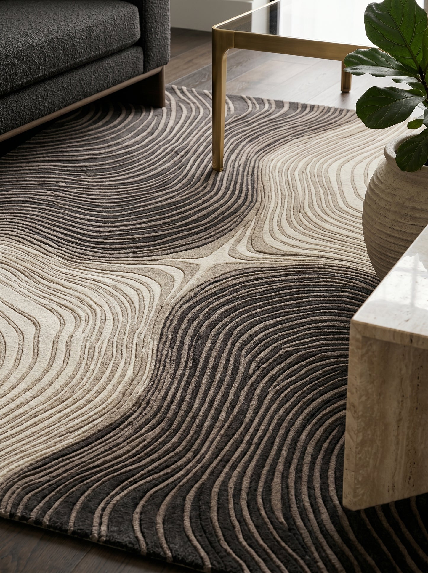 Ravenswood Grey Quartz Rug