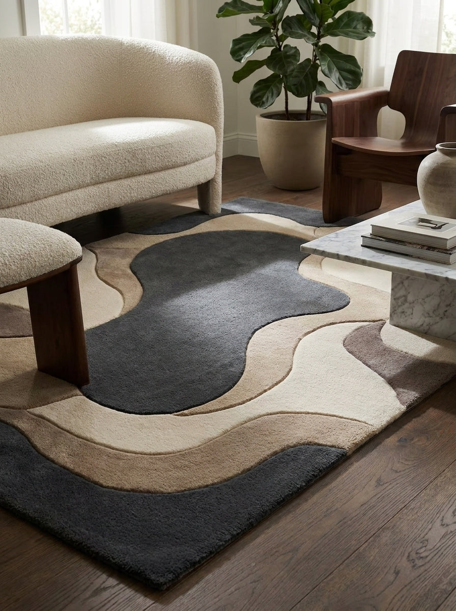 Belgrave Ivory Stone Rug