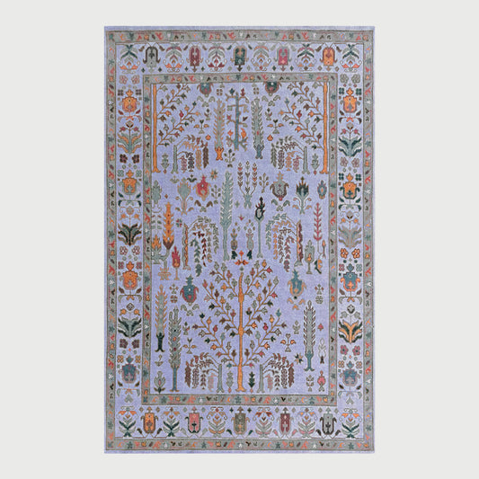 Hand Knotted Multicolor Trendy Home Decor Large Area Rug - Indian Rug Store