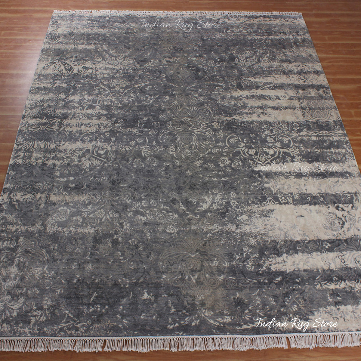 Indian Handmade Natural Wool Area Rug