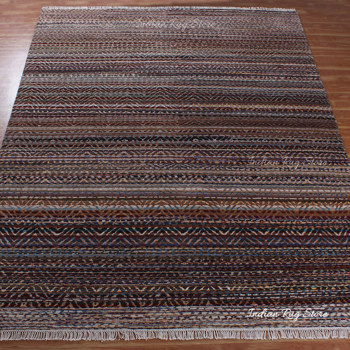 Living Room Bedroom Hand Tufted Multicolor Wool Rug