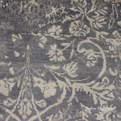 Indian Handmade Natural Wool Area Rug