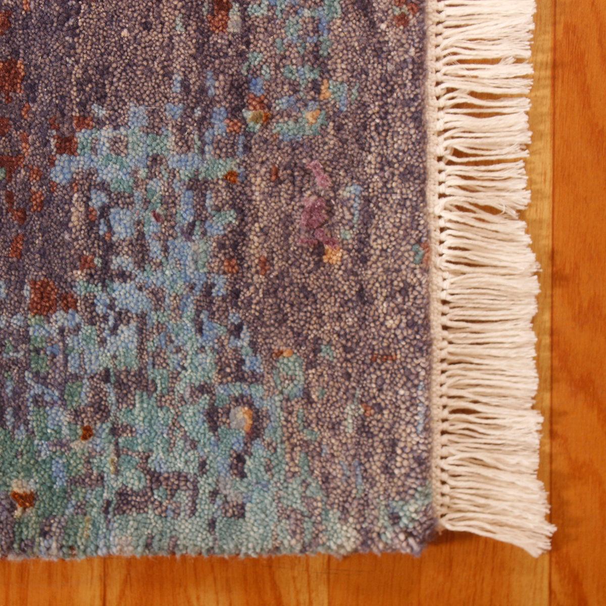 Indian Hand Tufted Soft Wool Multicolor Modern Area Rug - Indian Rug Store