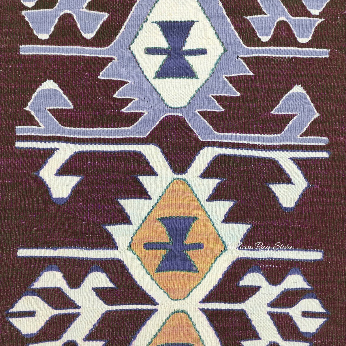 Hand Woven Wool Brown Gallery Area Rug