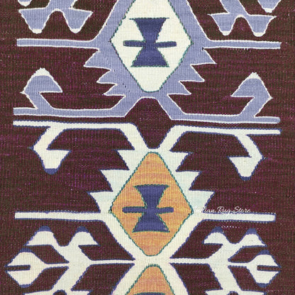 Hand Woven Wool Brown Gallery Area Rug