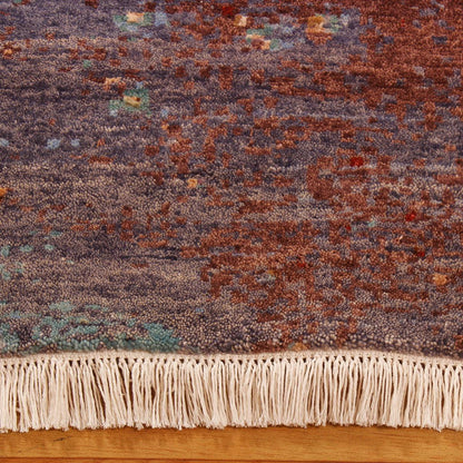 Indian Hand Tufted Soft Wool Multicolor Modern Area Rug - Indian Rug Store