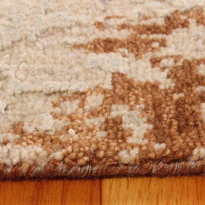 Beautiful Handmade Eco Friendly Wool Large Area Rug - Indian Rug Store