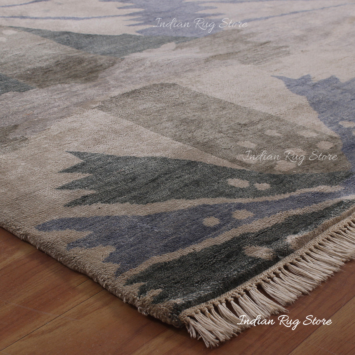 Hand Tufted Wool Bedroom Multicolor Rug