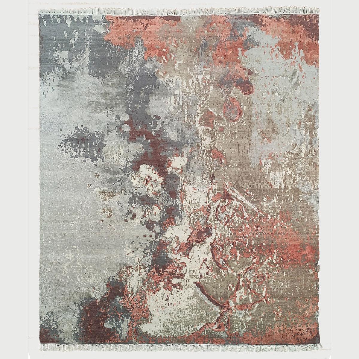 Gray Traditional Hand Knotted Outdoor Large Area Rug - Indian Rug Store