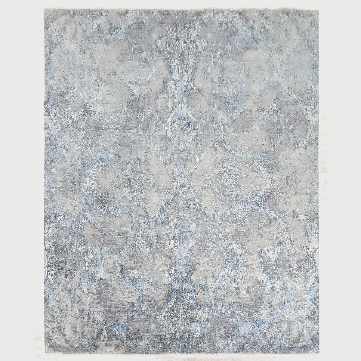 Hand Knotted Grey Oriental Outdoor Large Area Rug - Indian Rug Store