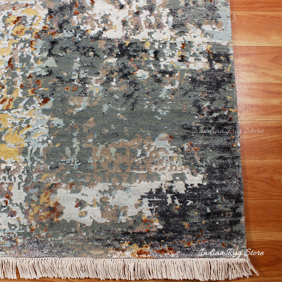 Modern Multicolor Hand Tufted Artistic Farm Area Rug