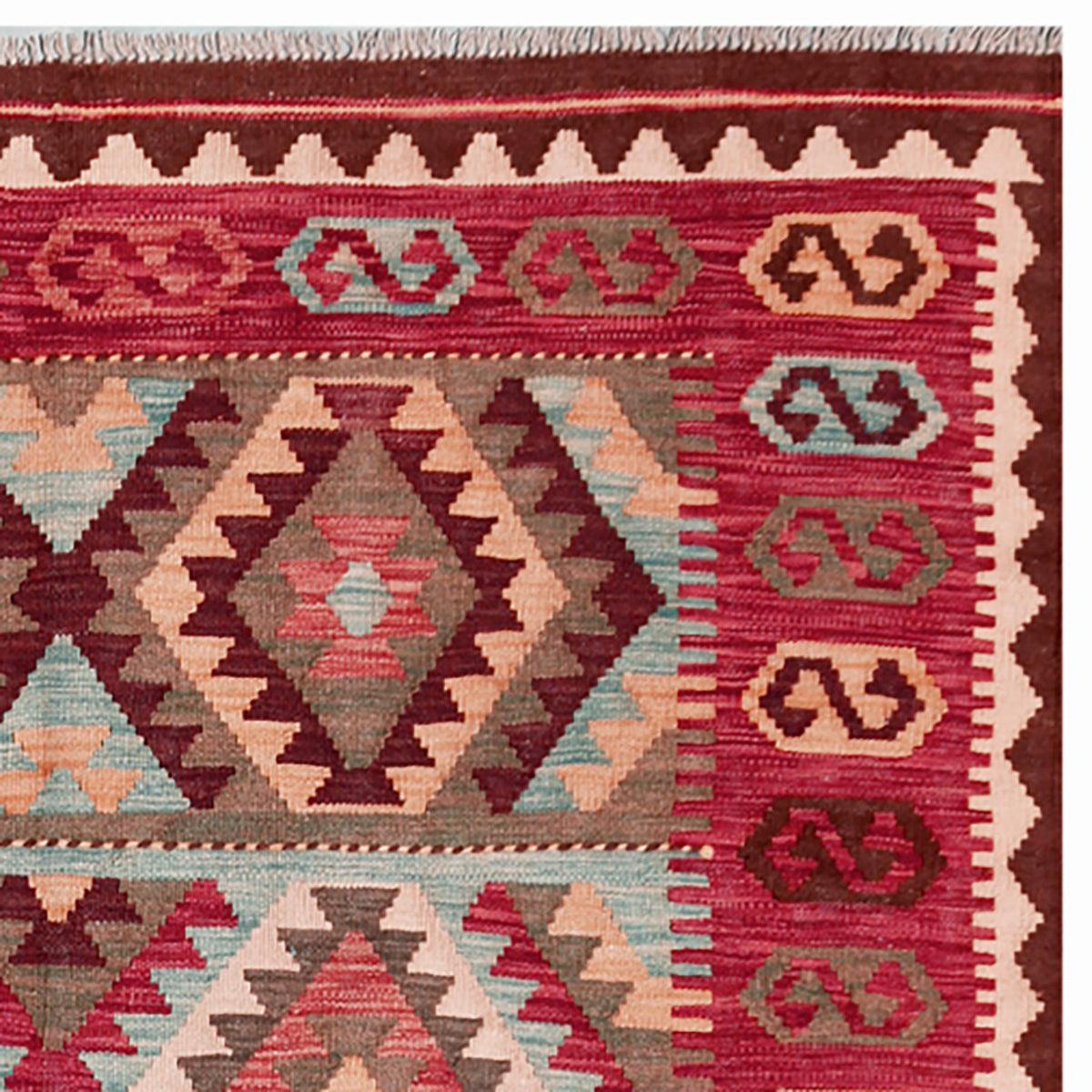 Hand Woven Cotton Kilim Area Rug For Living Room CK-509