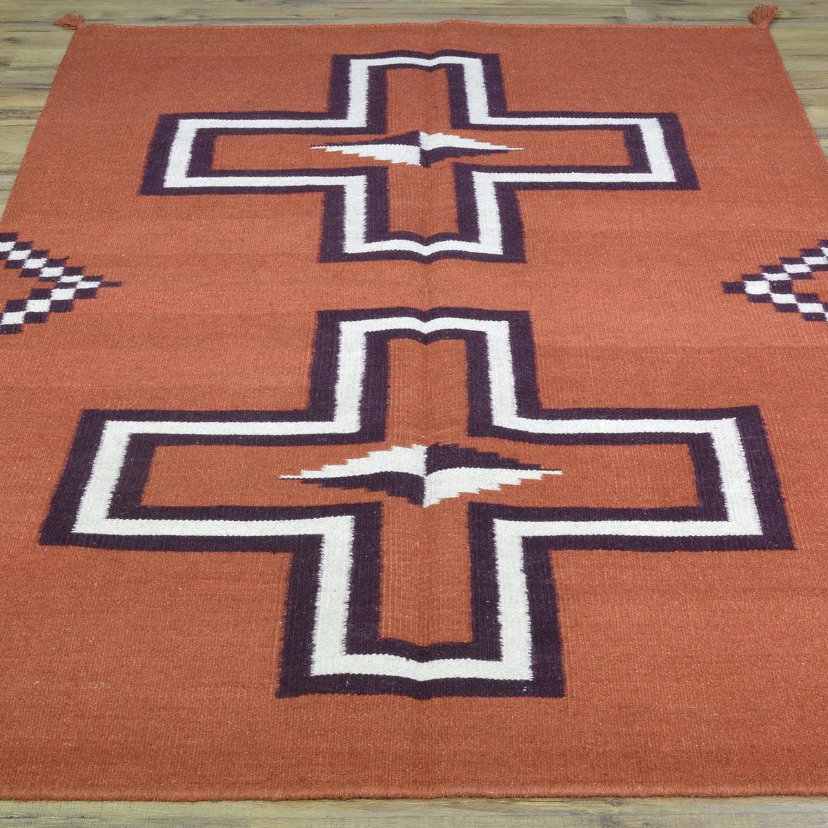 Indian Hand Woven Cotton Kilim Rug For Home Decorative CK-510