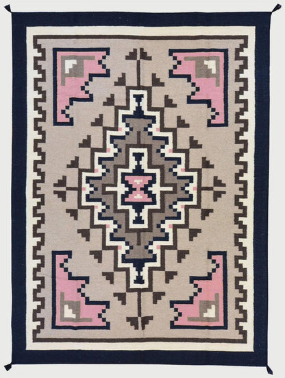 Indian Gray Hand Woven Cotton Kilim Rug For Large Area CK-525