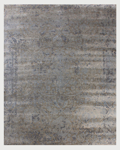 Gray Oushak Wool Indoor Outdoor Patio Decor Rug