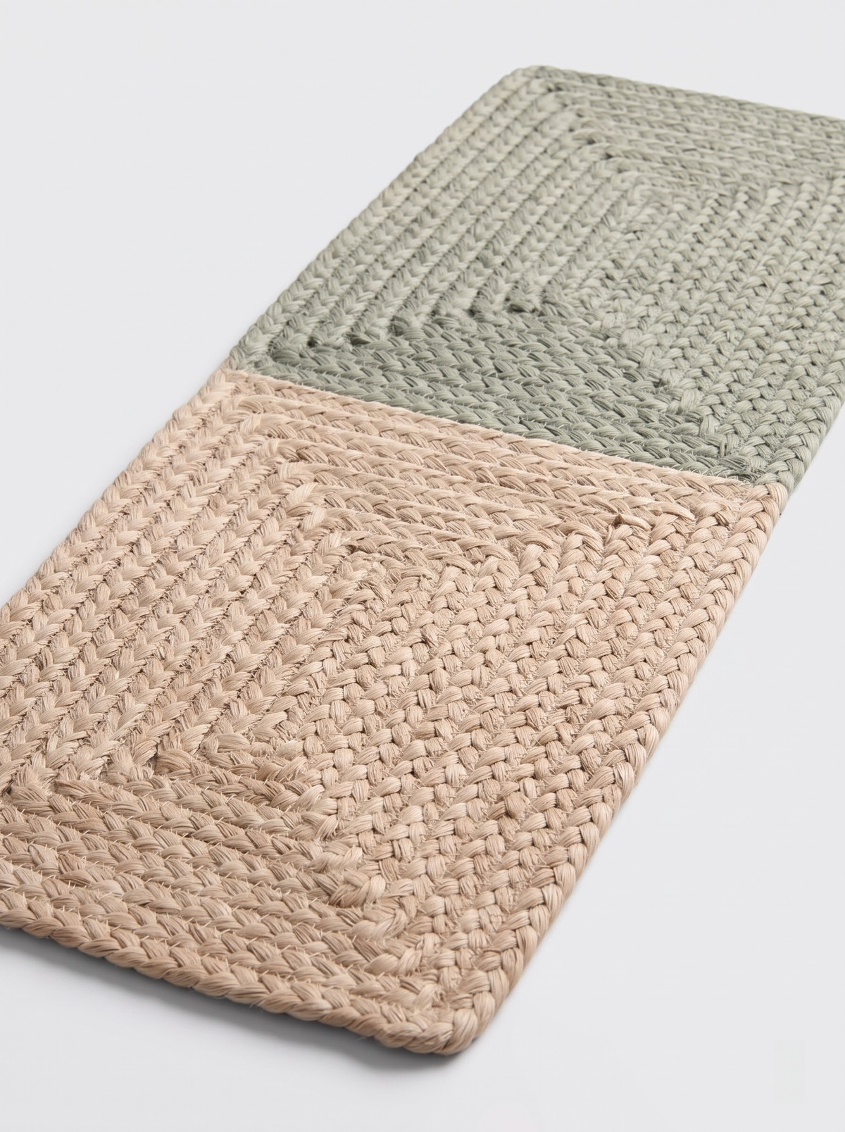 Handcrafted Eucalyptus Green Stair Treads, Natural Organic Modern Step Mats