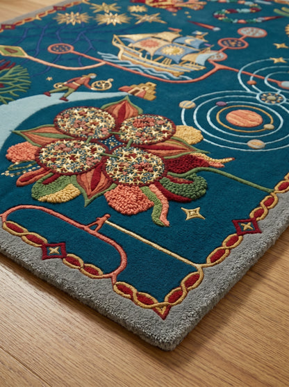 Inverness Blue Vein Rug