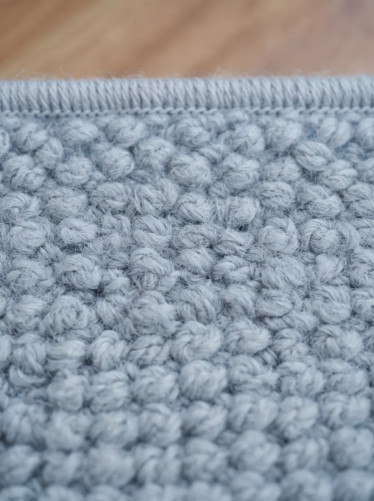 Powder Blue Wool Stair Treads Set, Pebble Non-Slip Carpet Mats, Coastal Farmhouse Rug