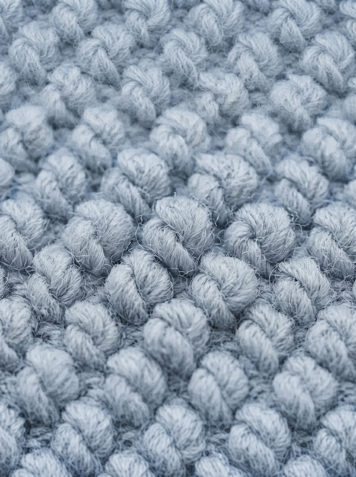 Powder Blue Wool Stair Treads Set, Pebble Non-Slip Carpet Mats, Coastal Farmhouse Rug