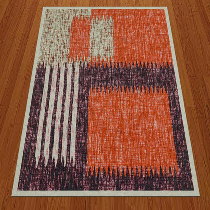 Handloom Multicolor Home Decor Indian Abstract Cotton Area Rug DGP-21