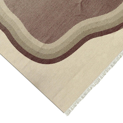 Abstract Gray Farmhouse Handmade Modern Outdoor Area Rug DGP-42