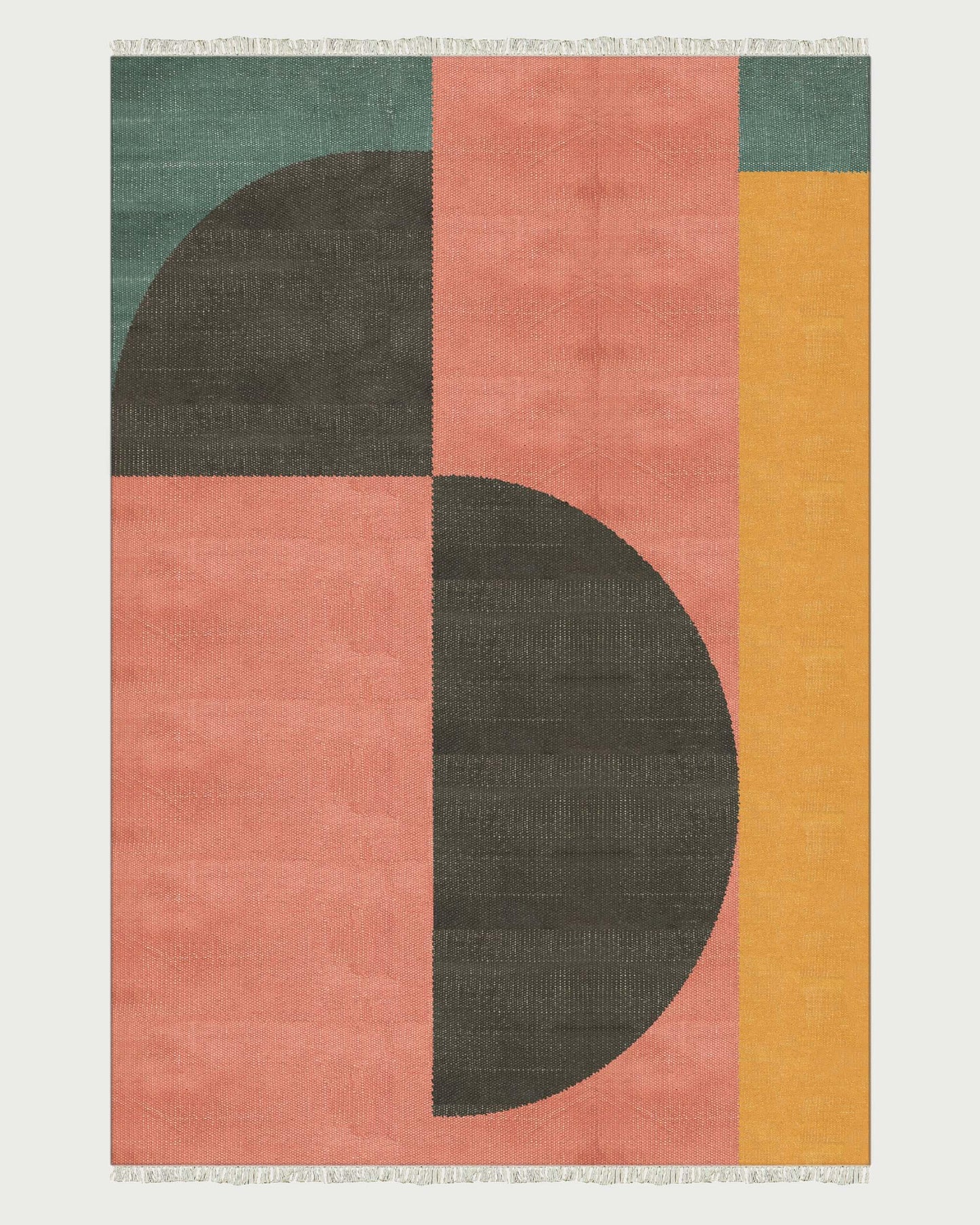 Abstract Multicolor Trendy Attractive Cotton Farmhouse Area Rug DGP-49