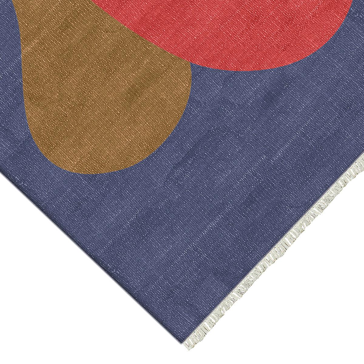 Farmhouse  Multicolor Eco Friendly Bordered Modern Cotton Rug DGP-61