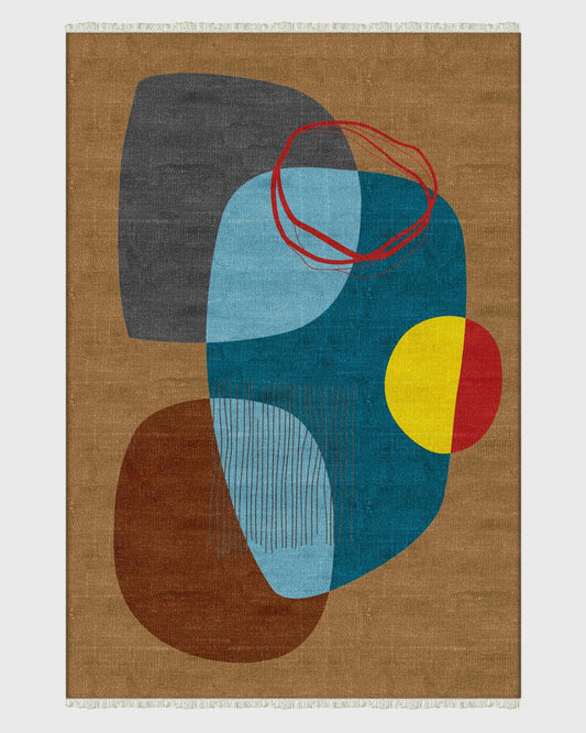 Modern Multicolor Handmade Living Room Cotton Modern Rug DGP-62