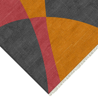 Abstract Multicolor Trendy Attractive Cotton Farmhouse Area Rug DGP-66