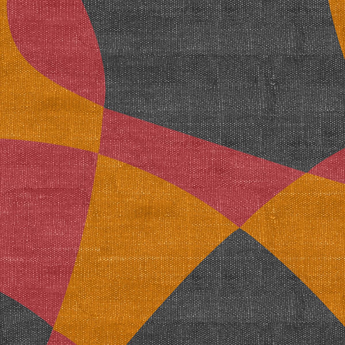 Alfombra de estilo rústico de algodón moderna y abstracta en varios colores DGP-66