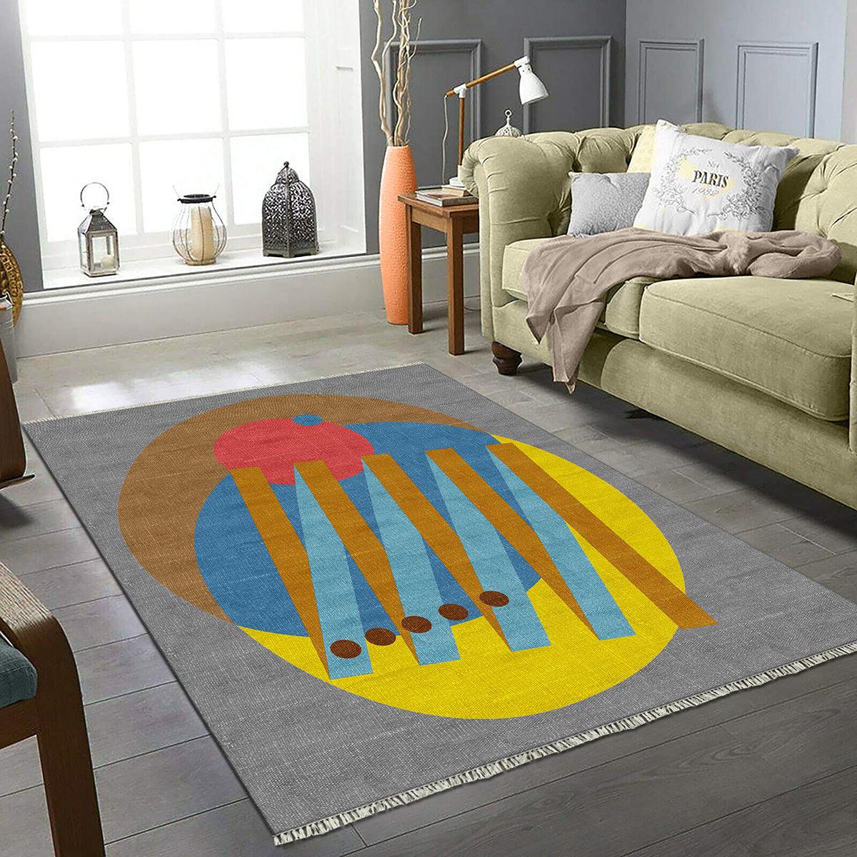 Eco Friendly Multicolor Abstract Handmade Modern Living Area Rug DGP-75