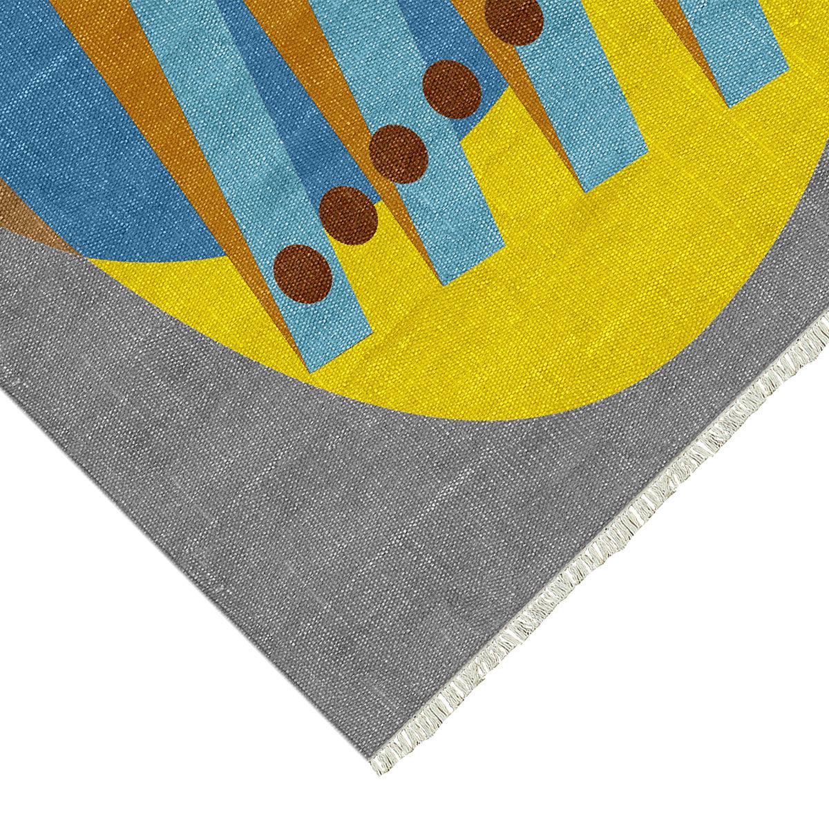 Eco Friendly Multicolor Abstract Handmade Modern Living Area Rug DGP-75