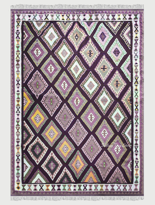 Multicolor Natural Hand Woven Living Room Area Rug