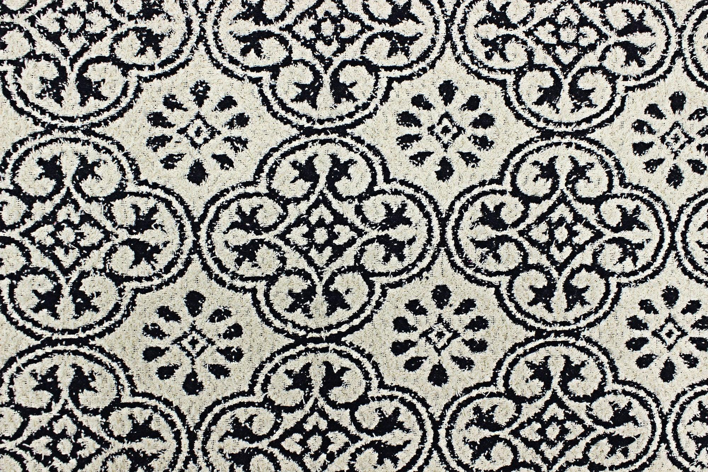 Cotton Dhurrie Entry Way Beige Hand Block Printed