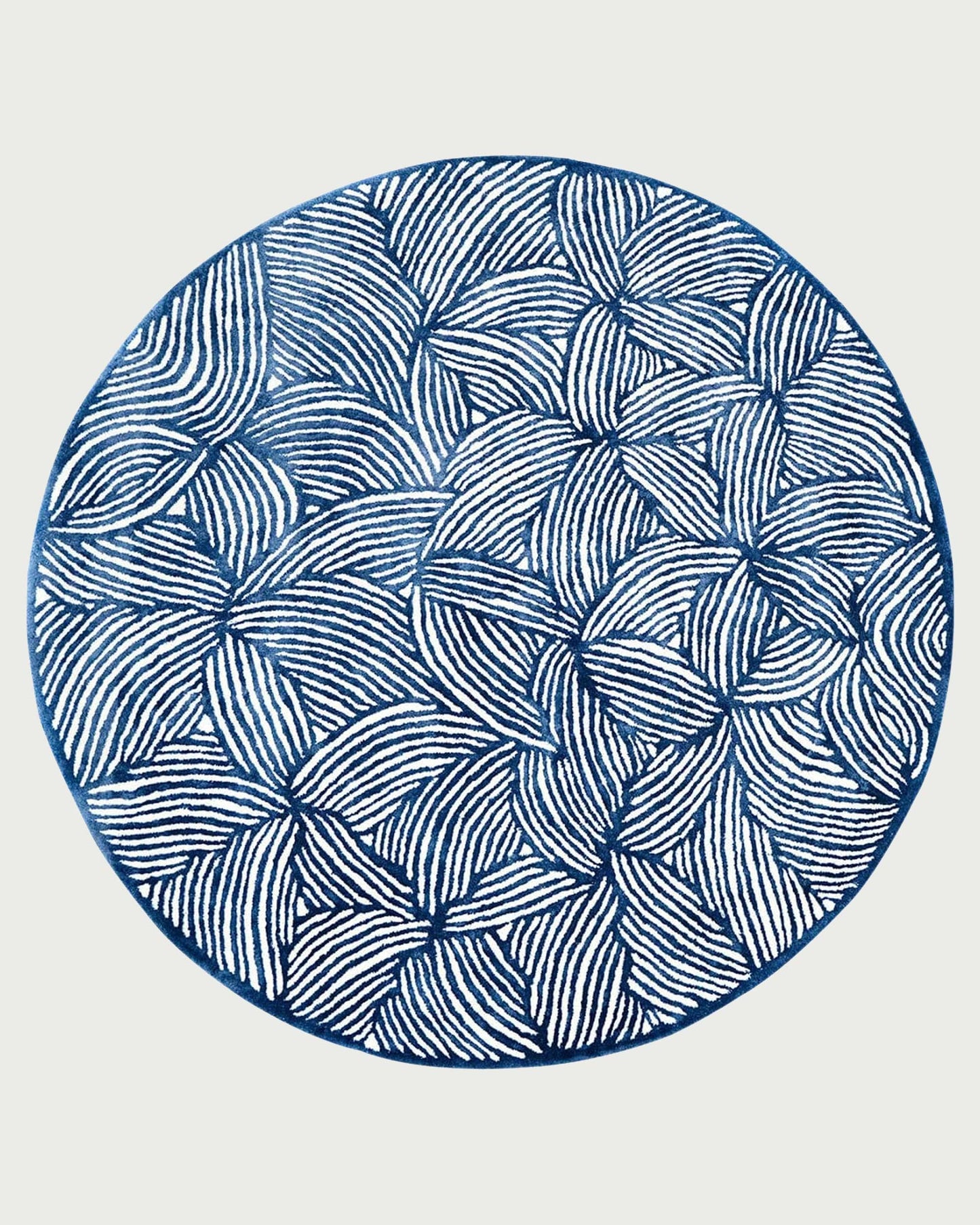 Hand Tufted Wool Round Area Rug HTM-17