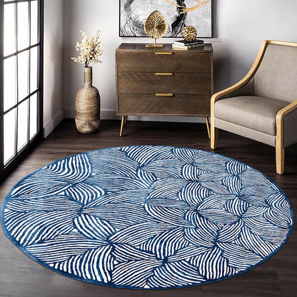 Hand Tufted Wool Round Area Rug HTM-17