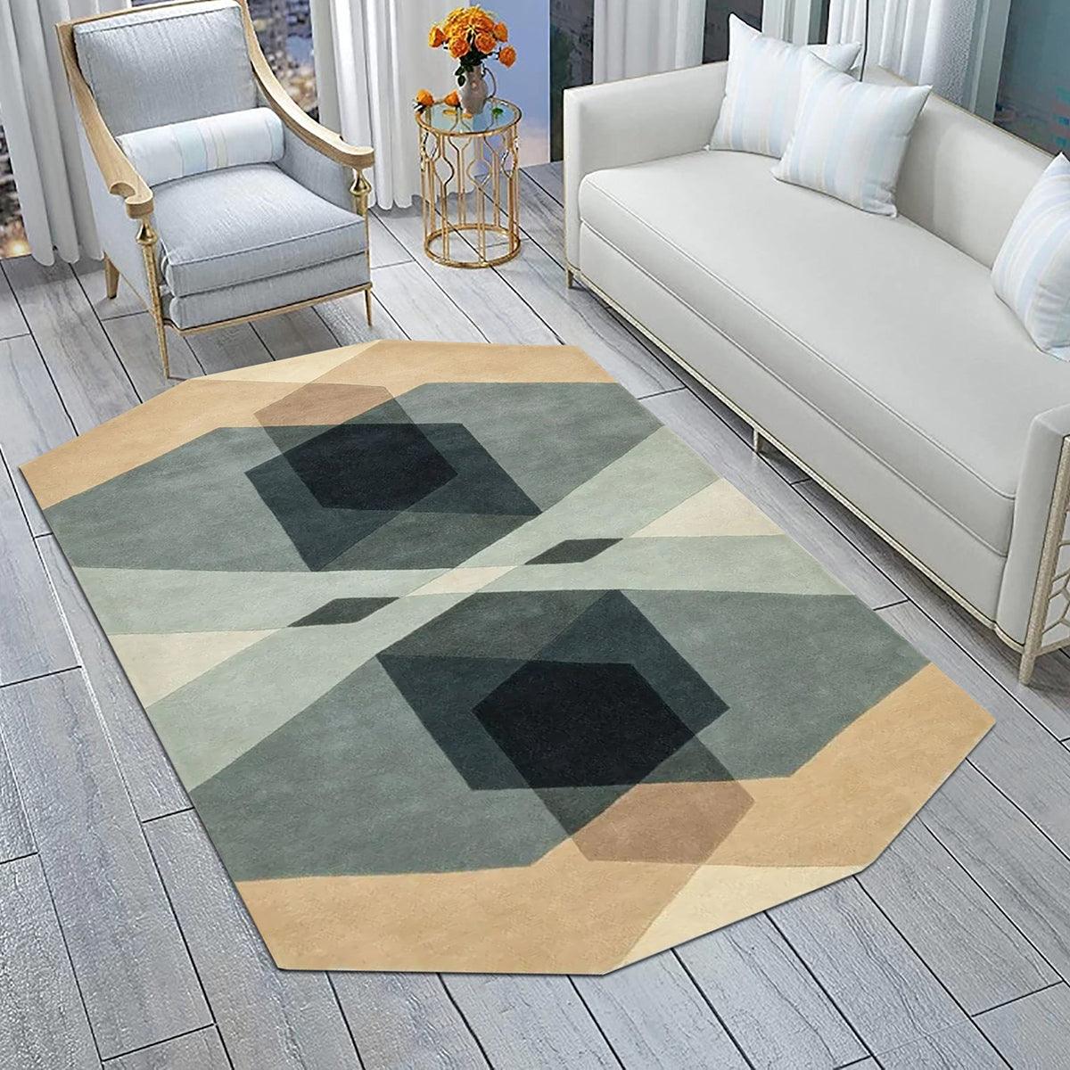 Hand Tufted Interior Wool Rug HTM-30