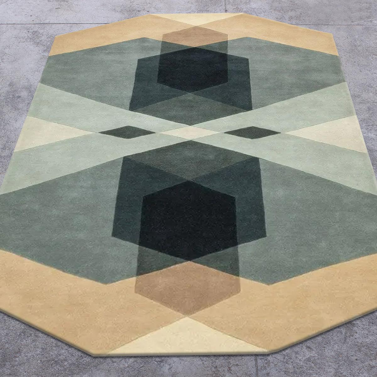 Hand Tufted Interior Wool Rug HTM-30