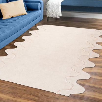 Trendy Hand Tufted Wool Area Rug HTM-38