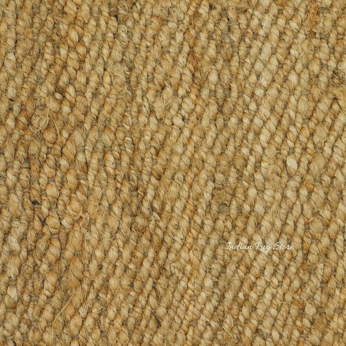 Traditional Beige Black Hand Woven Indoor Jute Rug