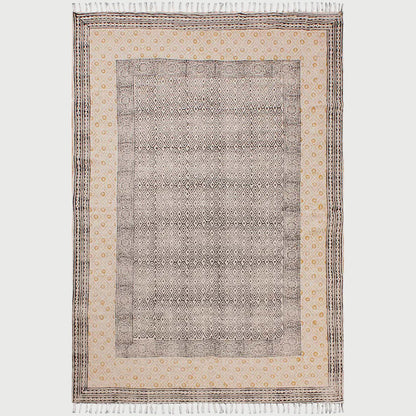 Handmade Farmhouse Beautiful Multicolor Cotton Rug - Indian Rug Store