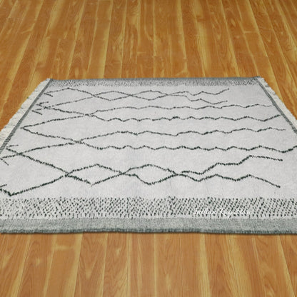 Gray Colored Hand Tufted Area Rug